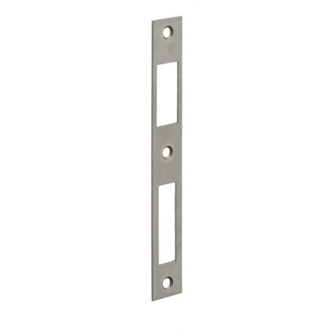 Thirard – Gâche plate inox pour serrure électrique – Dimensions 160 x 22 x 1,5 mm – Têtière carrée – Installation facile et sécurisée