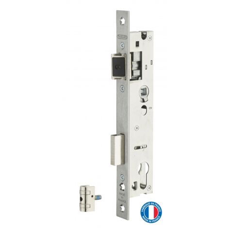 Serrure encastrable pour porte d'entrée axe 24 l 39