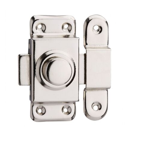 THIRARD - Verrou pour porte de meuble 30 mm acier nickelé (1/2)