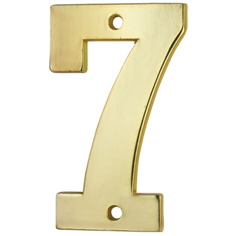 THIRARD - Plaque signalétique Chiffre 7 hauteur 51mm à visser
