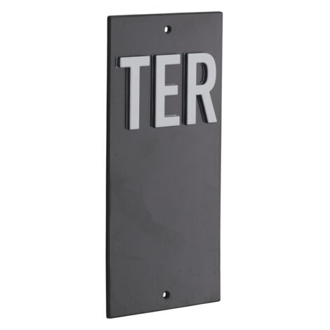 THIRARD - Plaque signalétique TER 56x130mm à  visser - THIRARD