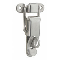 Thirard – Fermeture à levier inox avec crochet cadenassable – Hauteur 54mm – Zingué pour usage intensif – Résistant à la corrosion