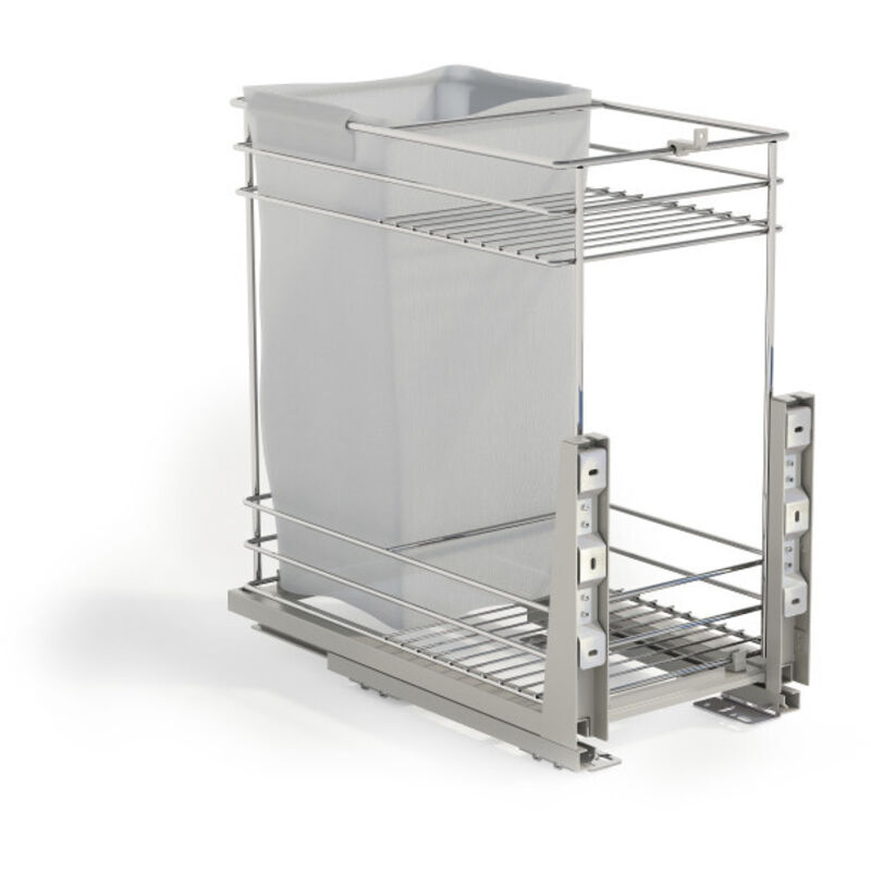 Organisateur sous Évier Cuisine, Étagère sous Évier pour Meuble sous Évier, Organisateur à 2 Niveaux avec 5 Plateaux et 5 Paniers Suspendus, Étagère sous Lavabo, Adapté pour Cuisine, Balcon, Salon