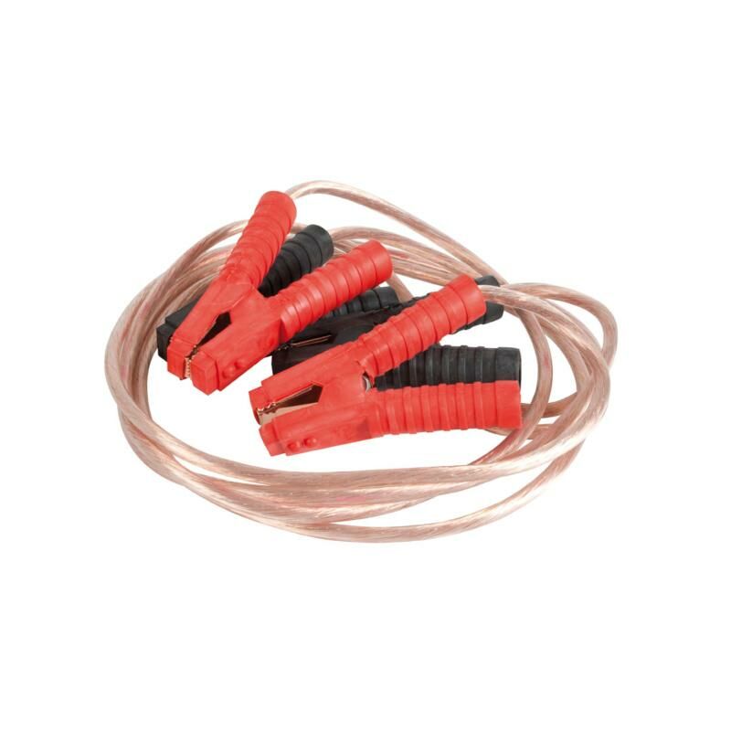 Cables de demarrage - 300 A max - 2,2 m - Noir/Rouge