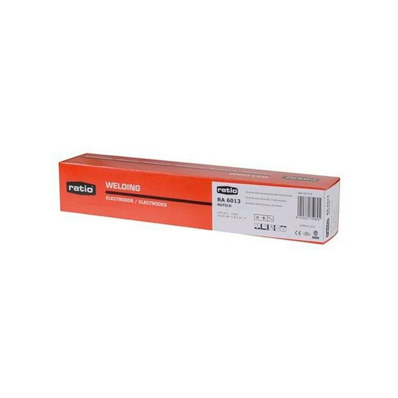 Electrodos de soldadura rutilo Ratio - talla Ø 2,0x275 mm 392 unidades.
