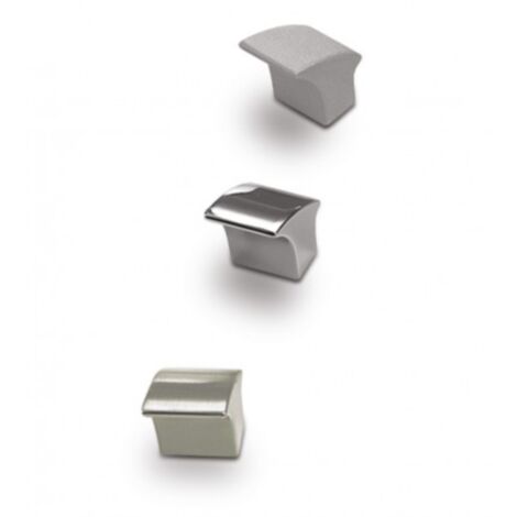 BOUTON EN MÉTAL NICKEL BROSSÉ - 8800038