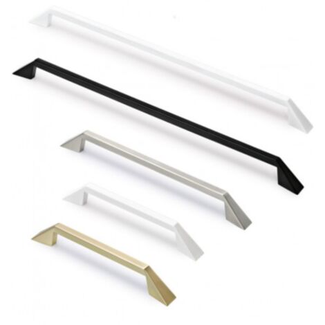 Poignée Right 6841 - talla Nickelé brossé. 360x8x28mm. Entraxe 320mm.