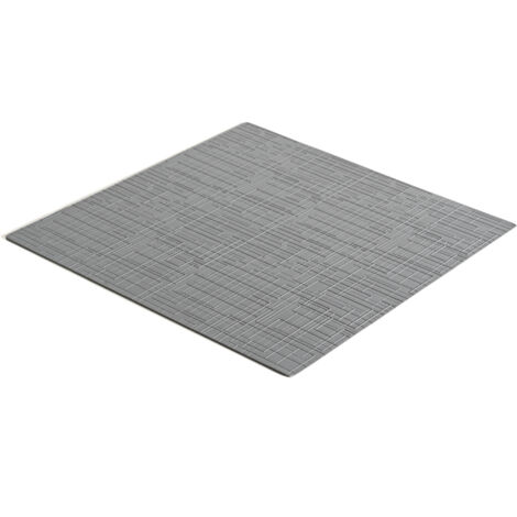 Emuca Tapis antidérapant pour tiroirs, Net, longueur 20m x 480mm, Plastique, Gris (1/5)