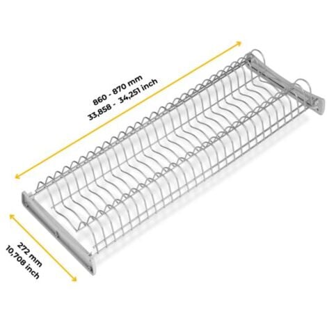 Emuca Égouttoir Suprastar pour module, 900, Peint en aluminium, Acier - talla