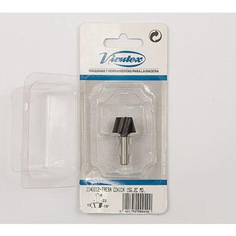 Fraise conique pour profilage 15G.2C MD. VIRUTEX - talla (1/2)
