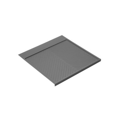 Emuca Protecteurs fond pour la cuisine Sink, M60, 567x580mm, épaisseur de la planchet 16mm, découpable, Plastique, Gris antracite - talla (1/10)