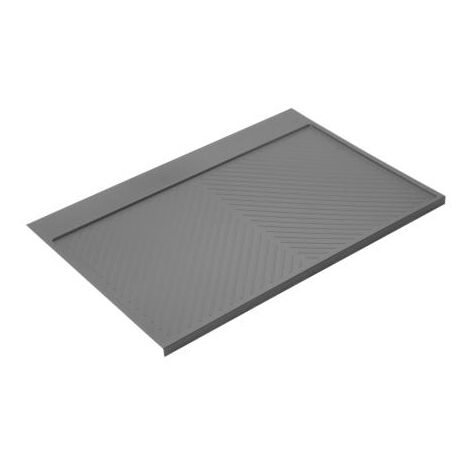 Emuca Protecteurs fond pour la cuisine Sink, M90, 867x580mm, épaisseur de la planchet 16mm, découpable, Plastique, Gris antracite - talla