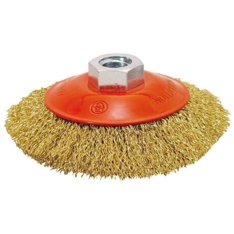 Cepillo taza cónico acero latonado Ratio - talla (1/2)