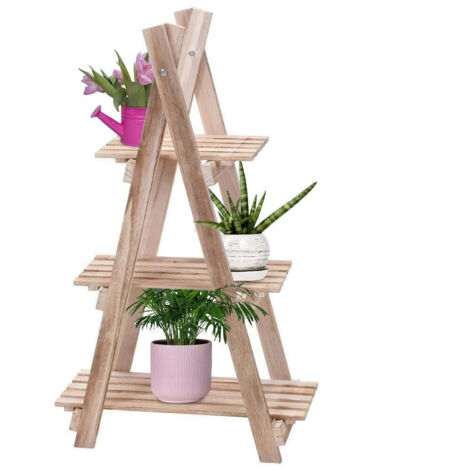 Étagères pour plantes en bois. Hauteur 83 cm - talla (1/4)