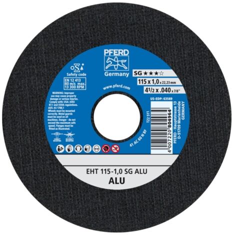 Disco fino de corte aluminio EHT Pferd - talla (1/5)