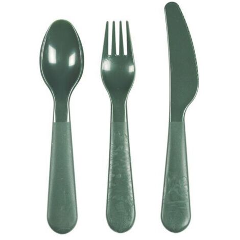 Coffret de 12 couverts en plastique Série Soleil - talla (1/4)