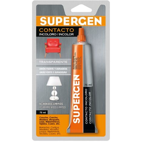 Adhesivo contacto Supergen Incoloro Tesa - talla 75 ml (1/2)