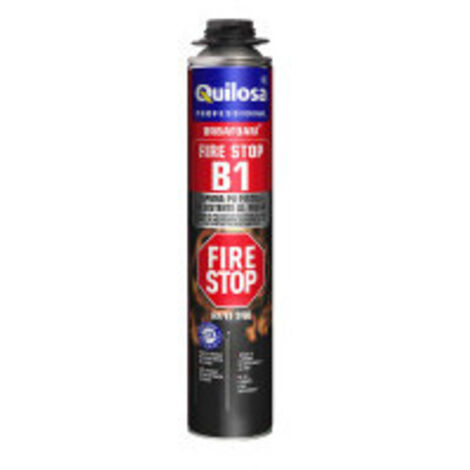 Mousse polyuréthane coupe-feu B1 – Aérosol 750 ml – Isolation thermique et acoustique – Étanchéité aux fumées et gaz – Quilosa (1/5)