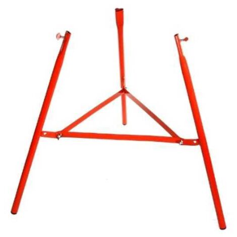 Lot de 3 pieds renforcés pour poêle à paella – Hauteur 75 cm – Fer verni – Fixation à vis pour stabilité en extérieur – Garcima