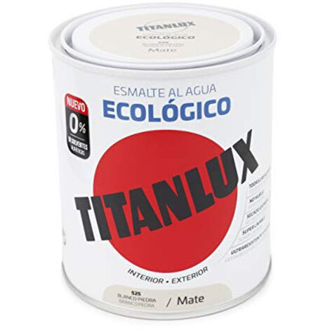 TITANLUX Email Blanc Mat Pierre - Écologique - 750 ml (1/5)