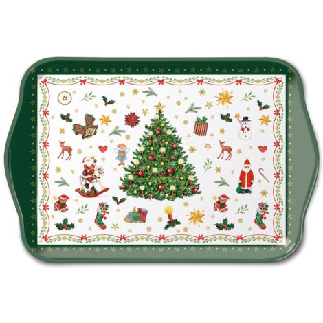 Mini plateau rectangulaire Sapin de Noël (1/2)