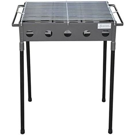FLORES CORTES - 33205 - Peinture Anti-chaleur Barbecue 510 x 330 x 600 mm. Grill plaqué zinc approuvé. pour le charbon (1/2)