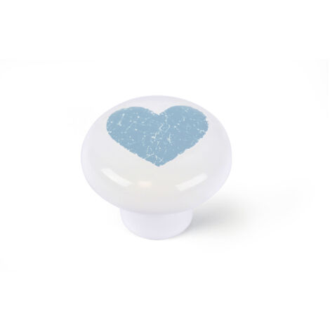 Bouton en porcelaine bleue, dimensions: 40x40x31mm Ø: 40mm - talla (1/5)