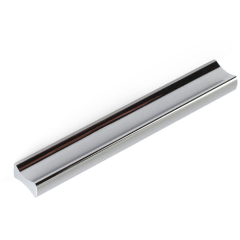 REI – Poignée de meuble en aluminium chromé poli – Dimensions 88x9x17mm – Inserts 64mm – Design contemporain pour moderniser vos meubles