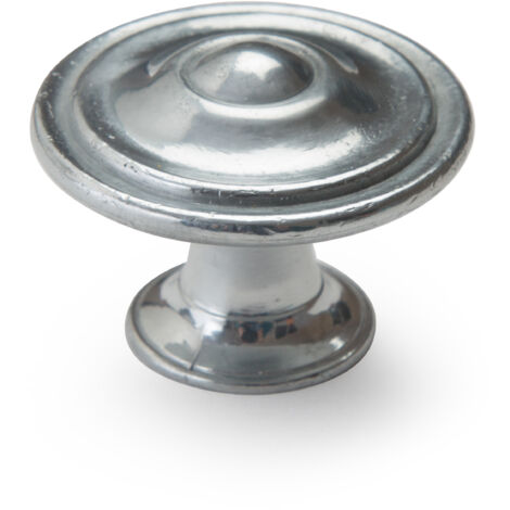 Bouton en zamak avec finition en métal, dimensions: 35x35x26mm, Ø: 35mm - talla