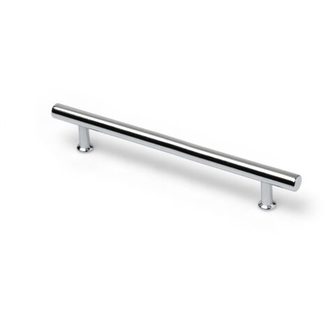 Manche en Zamak finition chrome brillant, dimensions: 167x9x26mm et inserts: 128mm - talla (1/3)