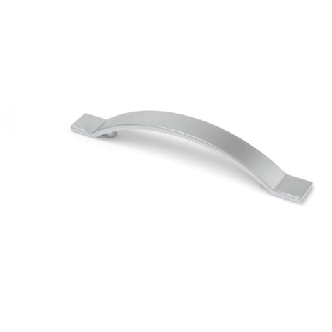 Poignée en Zamak, finition chrome mat, dimensions: 191x20x27mm et inserts: 128mm - talla (1/5)