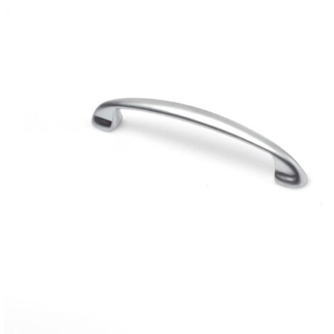 Poignée en Zamak, finition chrome mat, dimensions: 112x12x24mm et inserts: 96mm - talla (1/5)