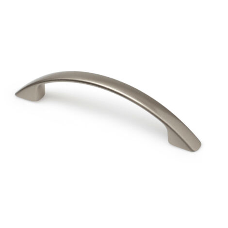 Manche en Zamak finition nickel satiné, dimensions: 124x11x26mm et inserts: 96mm - talla (1/5)
