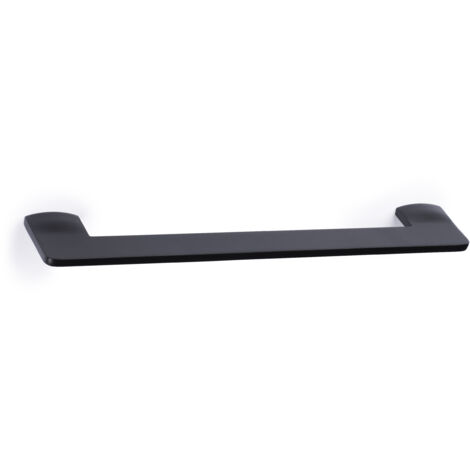 Poignée en Zamak, finition noire mate, dimensions: 255x40x10mm et inserts: 224mm - talla (1/5)