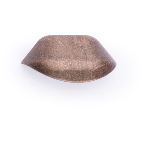 Coquille en Zamak finition cuivre rustique, dimensions: 80x32x40mm et inserts: 64mm - talla (1/5)
