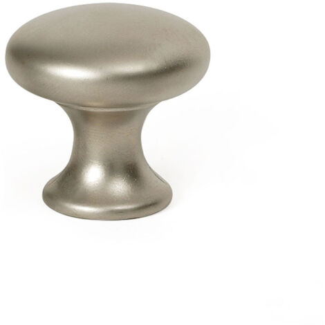 Bouton en Zamak finition chrome mat, dimensions: 30x30x30mm et Ø: 30mm - talla