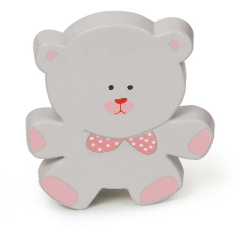 Bouton en plastique finition ours, dimensions: 71x64x25mm Ø: 71 mm - talla (1/3)