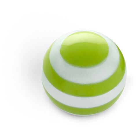 Bouton en porcelaine verte, dimensions: 38x38x36mm Ø: 38mm - talla (1/3)
