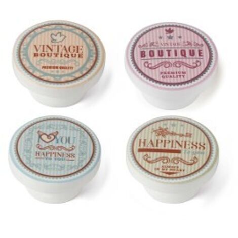 Blister avec 4 boutons ronds de meubles en bois finition décorative mod.m8 ø38mm rei. (1/3)