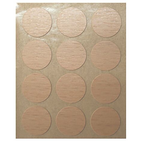 Bouchon à vis Fabriqué en PVC Finition Chêne Clair Mesures 17170.5mm 36 Unités - talla (1/2)