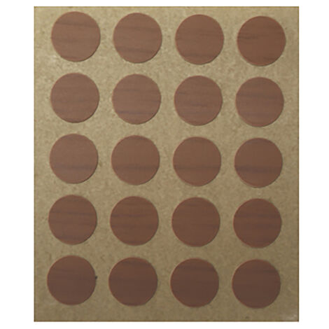 Bouchon à vis Fabriqué en PVC Fini crème Mesures 12120.5mm 40 Unités - talla (1/2)