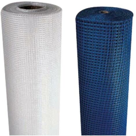 Malla fibra de vidro revocos - talla Yeso blanco 5x5 mm.