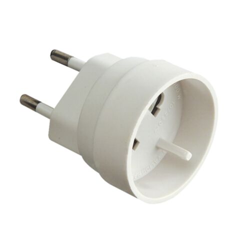 Adaptador de enchufe DUOLEC Europeo universal - talla (1/2)