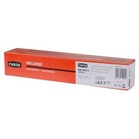 Electrodos de soldadura rutilo Ratio - talla Ø 2,0x275 mm 392 unidades.