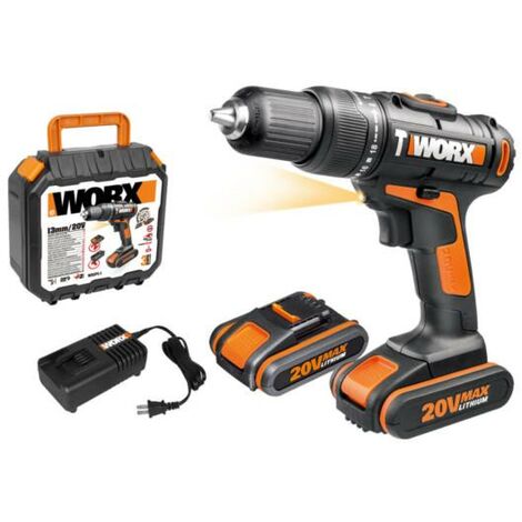 Taladro percutor bater a Brushless WX373 Worx talla