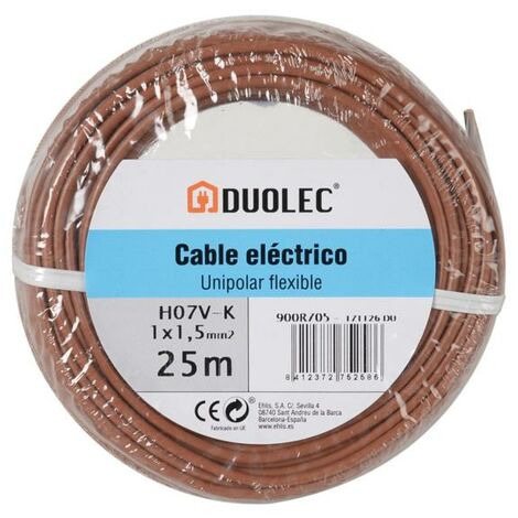 Cable eléctrico unipolar 10 mts - talla