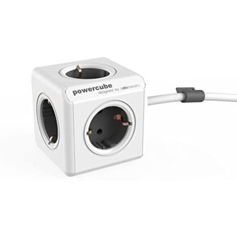 Ladrón ALLOCACOC Powercube original 5 tomas corriente con cable 1.5 gris - talla (1/2)