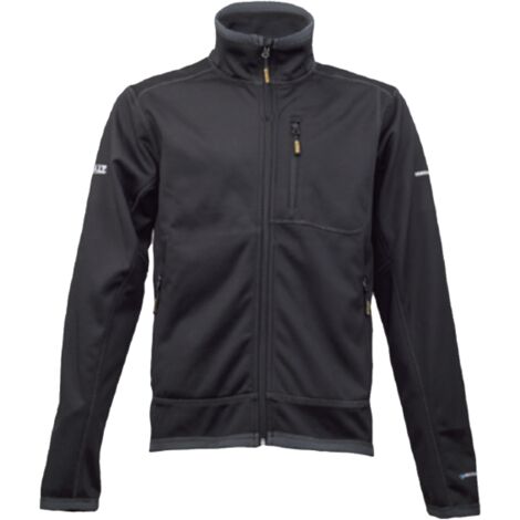 Dewalt – Veste technique cortavientos imperméable taille M – 100% polyester respirant – Fermeture éclair inversée – Marque réfléchissante sur la manche