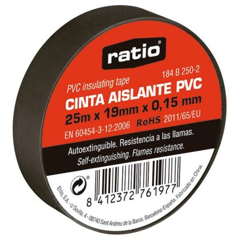 Cinta aislante PVC - talla 20 m