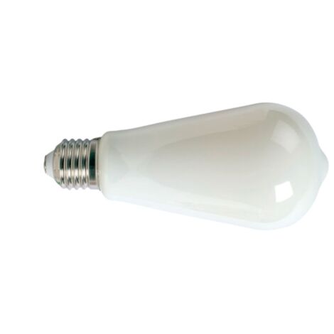 Bombilla con filamento LED pera opal DUOLEC E27 luz cálida 8W - talla (1/2)